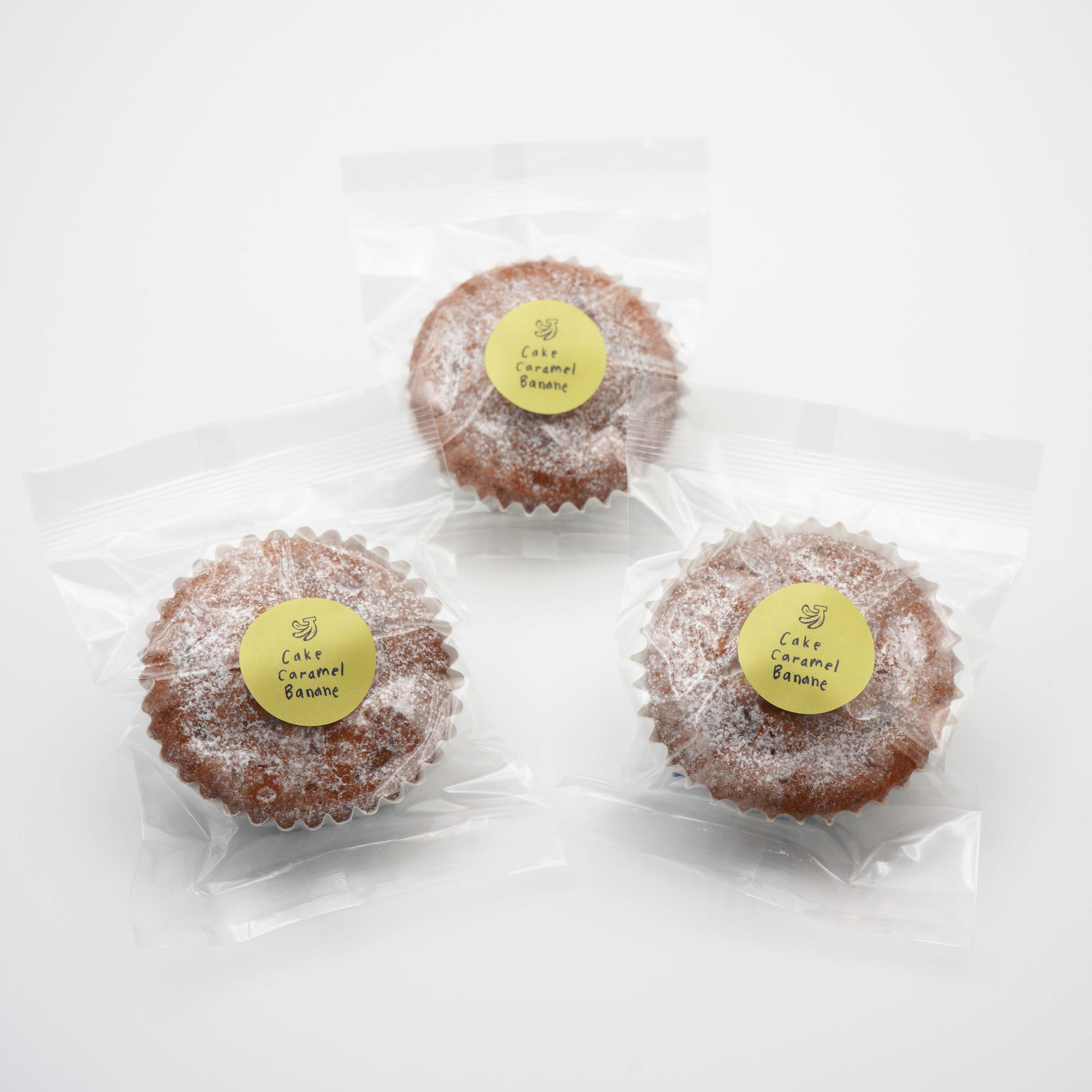 キャラメル風味のバナナのケイク